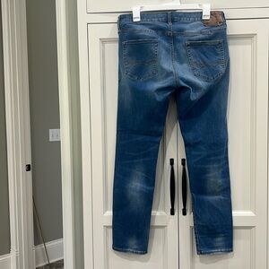 American Eagle Extreme Flex Skinny Men’s Jeans 33X30. Factory faded Blue